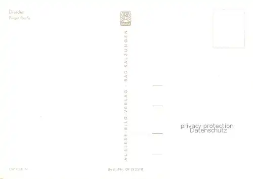 AK / Ansichtskarte Dresden Prager Strasse Wasserspiele Dresden