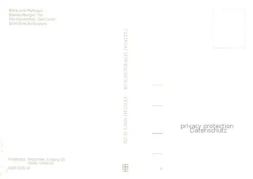 AK / Ansichtskarte Saalfeld_Saale Rathaus Blankenburger Tor HO Gaststaette Das Loch Schloss am Kulturpark Wappen Saalfeld_Saale