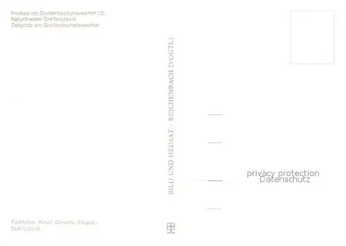 AK / Ansichtskarte Ehrenfriedersdorf_Erzgebirge Naherholungsgebiet Greifensteine Freibad Naturtheater Zeltplatz Greifenbachstauweiher Ehrenfriedersdorf