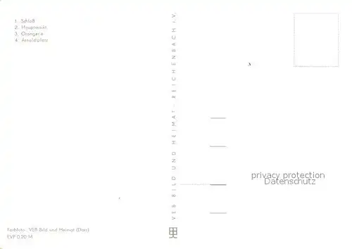 AK / Ansichtskarte Gotha_Thueringen Schloss Hauptmarkt Orangerie Arnoldiplatz Gotha Thueringen