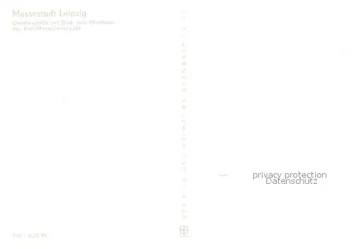 AK / Ansichtskarte Leipzig Goethestrasse Hochhaus der Karl Marx Universitaet Leipzig