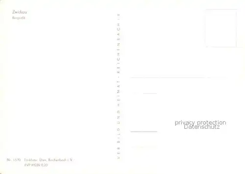 AK / Ansichtskarte Zwickau_Sachsen Ringcafe Zwickau Sachsen