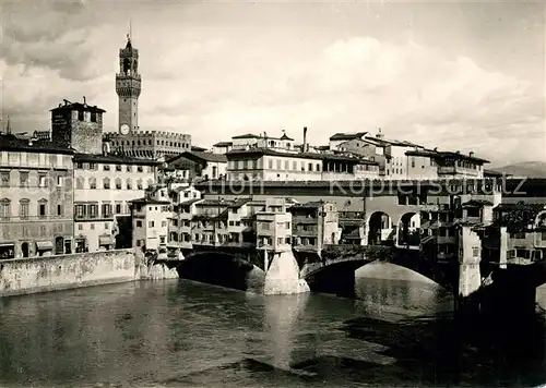 AK / Ansichtskarte Firenze_Toscana Ponte Vecchio Alte Bruecke Firenze Toscana