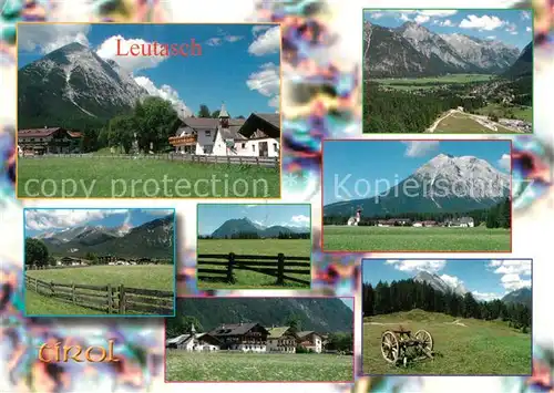 AK / Ansichtskarte Leutasch Landschaftspanorama Leutaschtal Alpen Leutasch