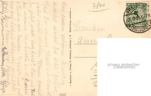 AK / Ansichtskarte Freiburg_Breisgau Sankt Ottilien Freiburg Breisgau