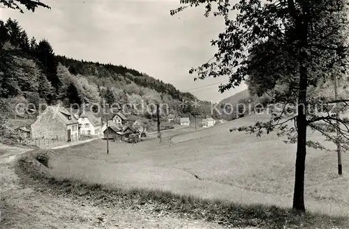 AK / Ansichtskarte Schwarzbach_Elmstein Dorfpartie Schwarzbach_Elmstein