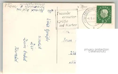 AK / Ansichtskarte Freiburg_Breisgau Erholungsheim Stoeckenhoefe Freiburg Breisgau