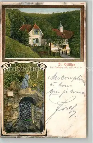 AK / Ansichtskarte Freiburg_Breisgau St Ottilien Kapelle mit Ottilienbild Freiburg Breisgau