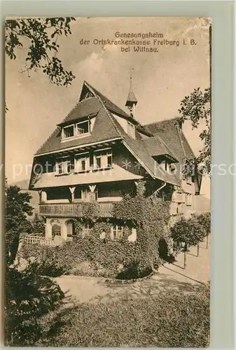 AK / Ansichtskarte Wittnau_Breisgau Genesungsheim der AOK Freiburg Wittnau Breisgau
