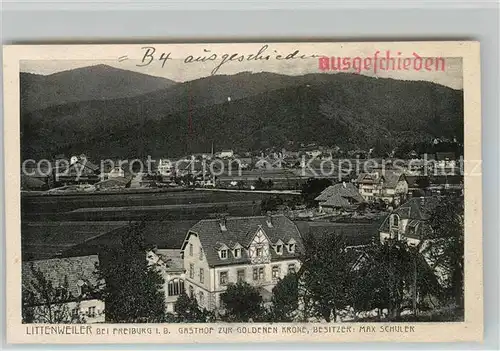 AK / Ansichtskarte Littenweiler Gasthof zur goldenen Krone Littenweiler