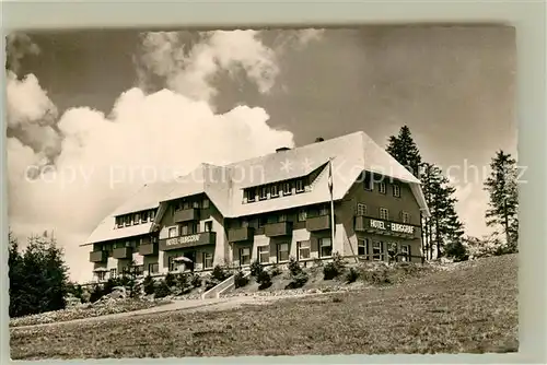 AK / Ansichtskarte Schauinsland Hotel Burggraf Schauinsland