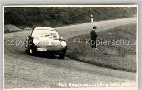 AK / Ansichtskarte Freiburg_Breisgau Schauinsland Bergrennen Freiburg Breisgau