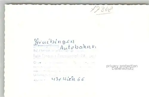 AK / Ansichtskarte Gruibingen Autobahn Raststaette Fliegeraufnahme Gruibingen