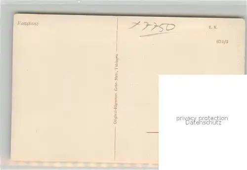 AK / Ansichtskarte Konstanz_Bodensee Panorama mit Hafen Konstanz_Bodensee