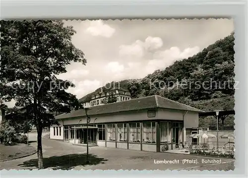 AK / Ansichtskarte Lambrecht Bahnhof Lambrecht