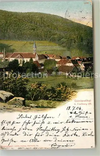 AK / Ansichtskarte Guenterstal_Freiburg Klosterkirche Guenterstal_Freiburg