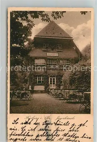 AK / Ansichtskarte Freiburg_Breisgau Jaegerhaeusle Gasthof Freiburg Breisgau