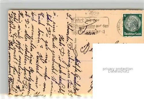 AK / Ansichtskarte Freiburg_Breisgau Jaegerhaeusle Gasthof Freiburg Breisgau