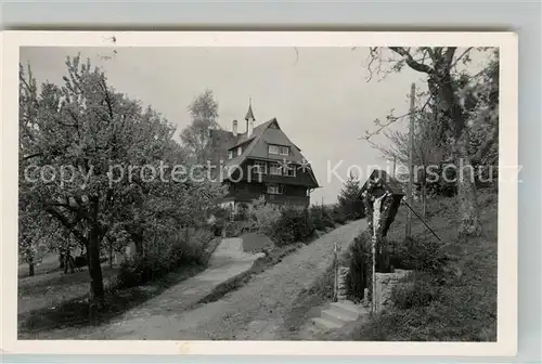 AK / Ansichtskarte Merzhausen_Breisgau Gasthaus Wegekreuz Merzhausen Breisgau
