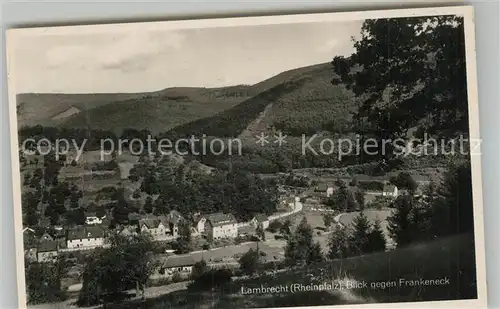 AK / Ansichtskarte Lambrecht mit Frankeneck Lambrecht
