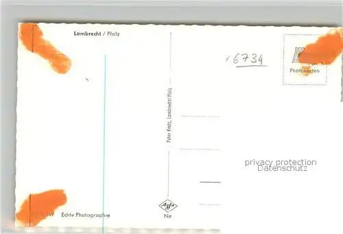 AK / Ansichtskarte Lambrecht Panorama Lambrecht
