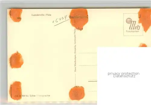 AK / Ansichtskarte Lambrecht Klosterkirche Lambrecht