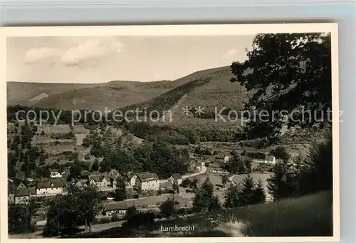 AK / Ansichtskarte Lambrecht mit Frankeneck Lambrecht