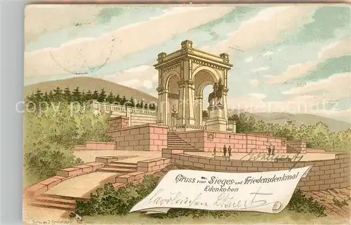 AK / Ansichtskarte Edenkoben Sieges und Friedensdenkmal Edenkoben