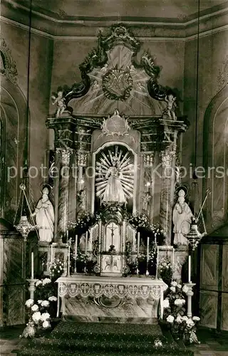 AK / Ansichtskarte St_Peter_Schwarzwald Wallfahrtskirche Maria Lindenberg Hochaltar St_Peter_Schwarzwald