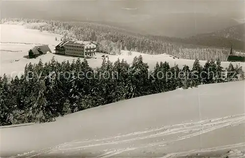 AK / Ansichtskarte Waldkirch_Breisgau Berghotel Kandel Waldkirch Breisgau