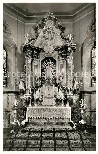 AK / Ansichtskarte St_Peter_Schwarzwald Wallfahrtskirche Maria Lindenberg Hochaltar St_Peter_Schwarzwald