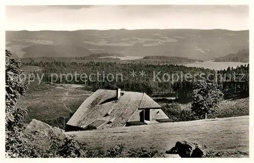 AK / Ansichtskarte St_Peter_Schwarzwald Berggasthaus Kandelhof Panorama St_Peter_Schwarzwald