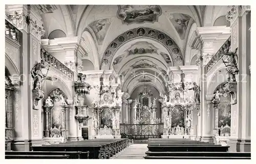 AK / Ansichtskarte St_Peter_Schwarzwald Pfarrkirche Inneres St_Peter_Schwarzwald