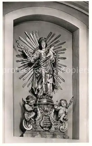 AK / Ansichtskarte St_Peter_Schwarzwald Pfarrkirche Rosenkranz Madonna St_Peter_Schwarzwald