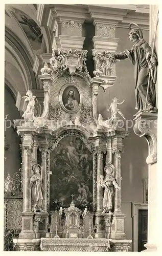 AK / Ansichtskarte St_Peter_Schwarzwald Klosterkirche Herz Jesu Altar St_Peter_Schwarzwald