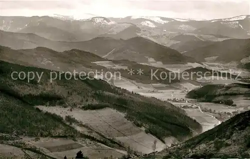 AK / Ansichtskarte St_Peter_Schwarzwald Haus Maria Lindenberg Ibental mit Feldbergblick St_Peter_Schwarzwald
