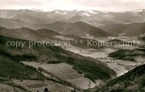 AK / Ansichtskarte St_Peter_Schwarzwald Haus Maria Lindenberg Ibental mit Feldbergblick St_Peter_Schwarzwald