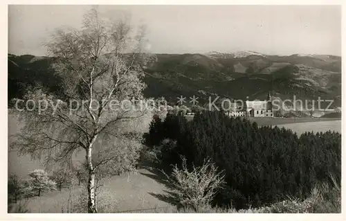 AK / Ansichtskarte St_Peter_Schwarzwald Haus Maria Lindenberg mit Feldbergblick St_Peter_Schwarzwald