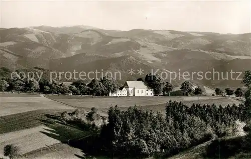 AK / Ansichtskarte St_Peter_Schwarzwald Haus Maria Lindenberg mit Feldbergblick St_Peter_Schwarzwald