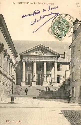 AK / Ansichtskarte Poitiers_Vienne Palais de Justice Poitiers Vienne