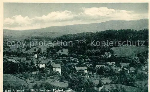 AK / Ansichtskarte Altheide_Bad Panorama vom Toepferkoppe Altheide_Bad