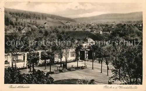 AK / Ansichtskarte Altheide_Bad Wandelhalle Altheide_Bad