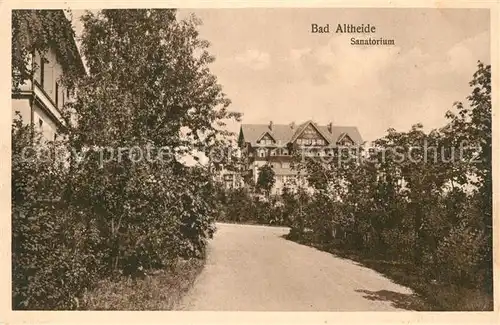 AK / Ansichtskarte Altheide_Bad Sanatorium Altheide_Bad