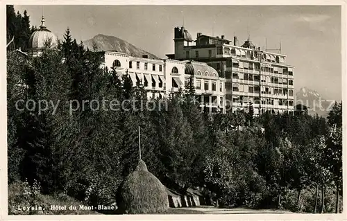 AK / Ansichtskarte Leysin Hotel Mont Blanc Leysin