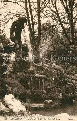 AK / Ansichtskarte Grenoble Jardin de Ville Grenoble