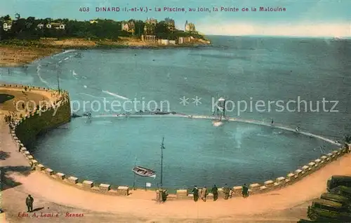 AK / Ansichtskarte Dinard_Ille_et_Vilaine_Bretagne Piscine Point d la Malouine Dinard_Ille