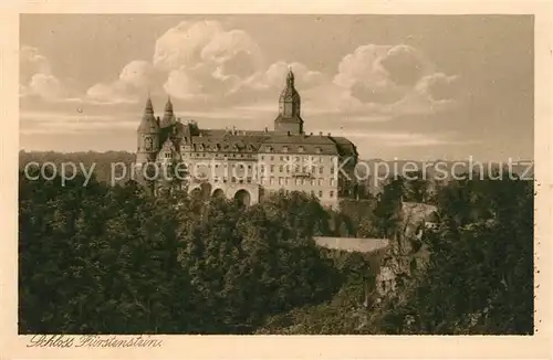 AK / Ansichtskarte Fuerstenstein_Schlesien Schloss Fuerstenstein_Schlesien