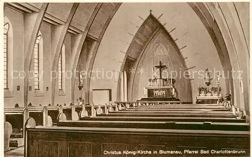 AK / Ansichtskarte Charlottenbrunn_Bad Christus Koenig Kirche Blumenau Charlottenbrunn_Bad