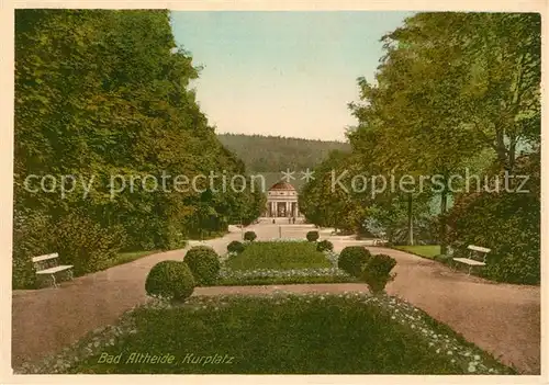 AK / Ansichtskarte Altheide_Bad Kurplatz Park Altheide_Bad
