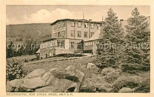 AK / Ansichtskarte Schlesische Baude Panorama Gasthaus Schlesische Baude